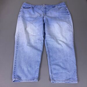 Just My Size Jeans 24WP Petite Short‎ Blue Light Wash Straight Leg  Skyline Wash